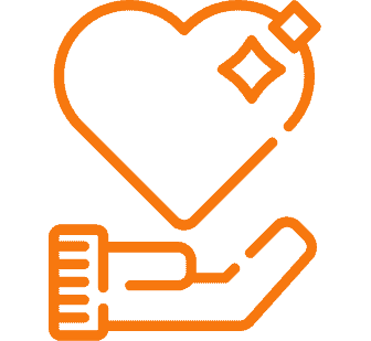 Gift of love illustration